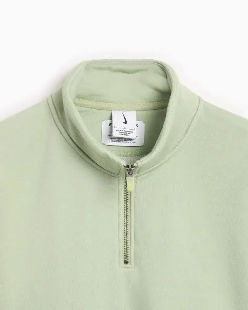 Sweat demi-zip Nike Wool Classics Unisexe Vert