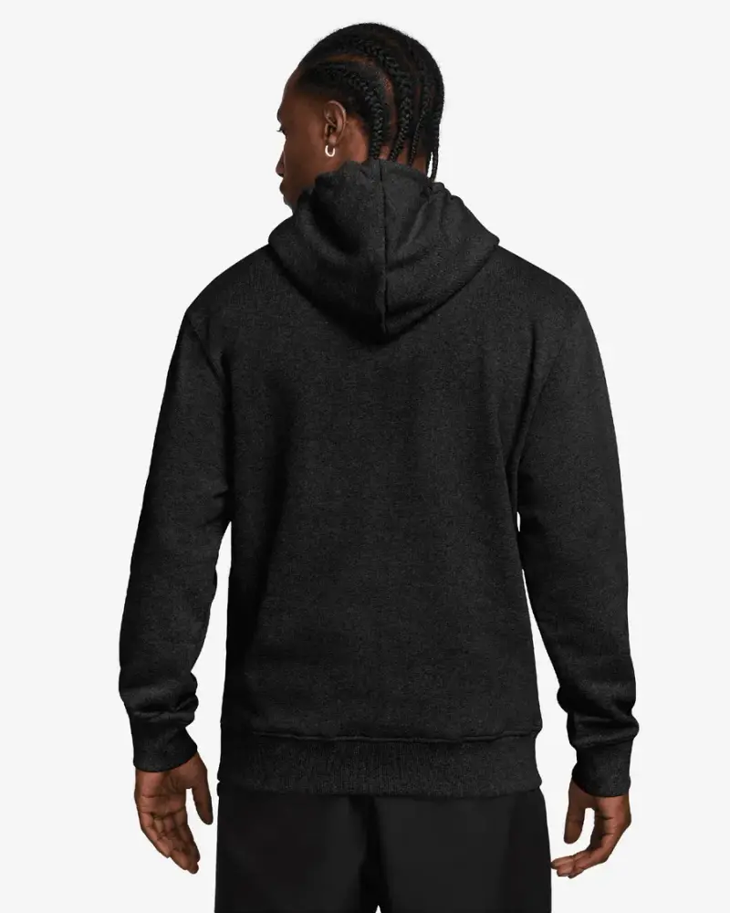 Sweat à capuche logo Nike Flight Fleece Homme Noir