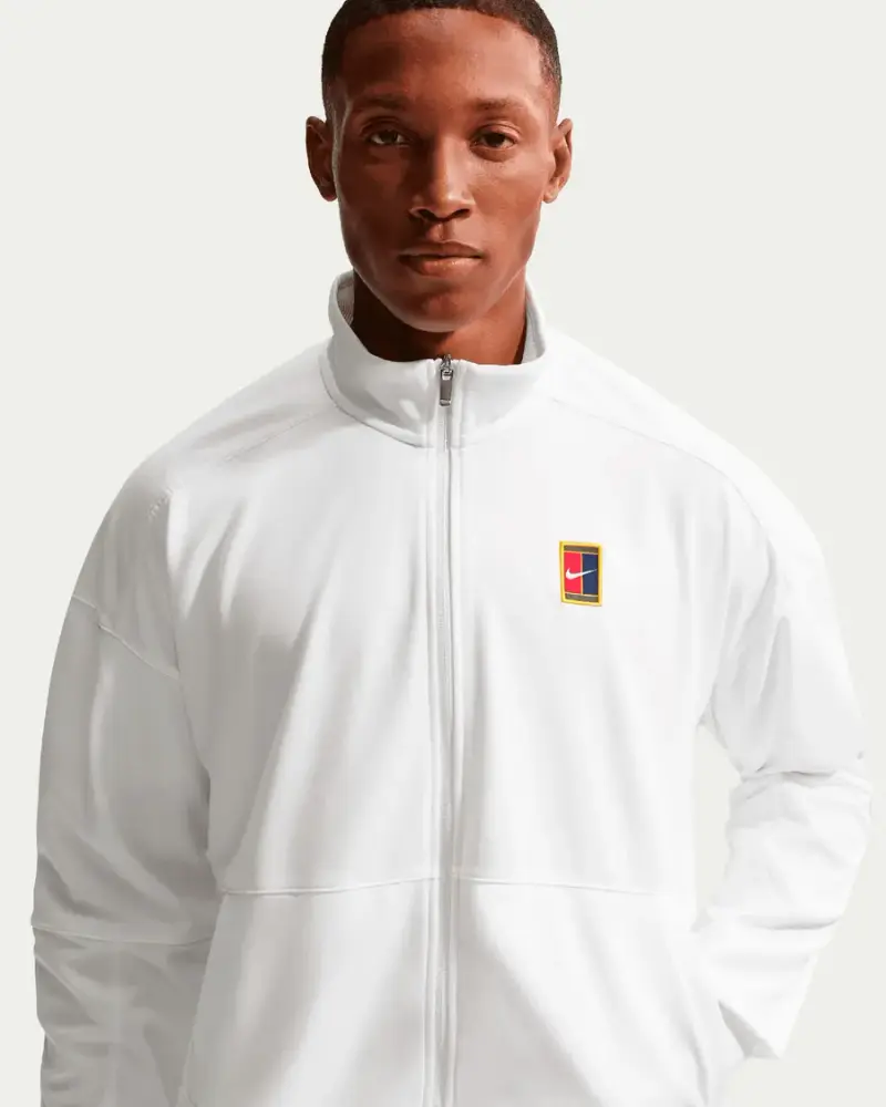 Veste de survêtement Nike Court Heritage Homme Blanc