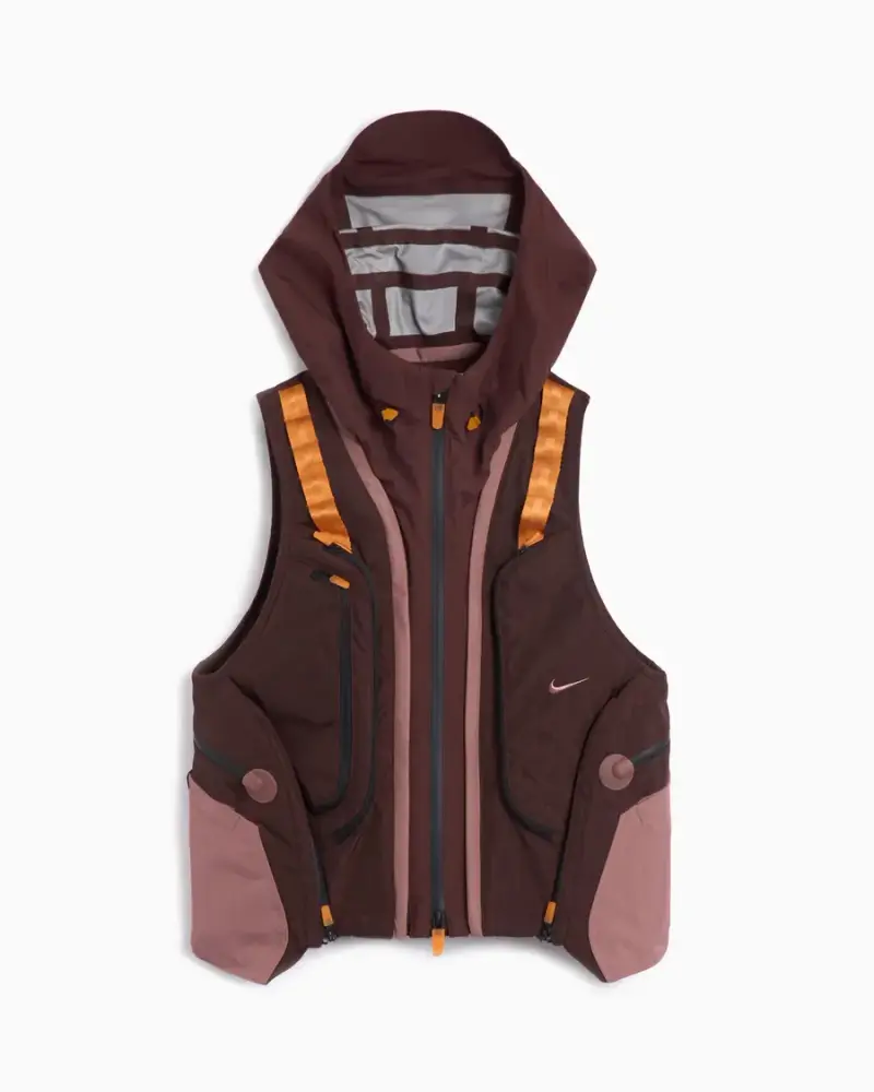 Gilet sans manches modulable Nike Unisexe Bordeaux