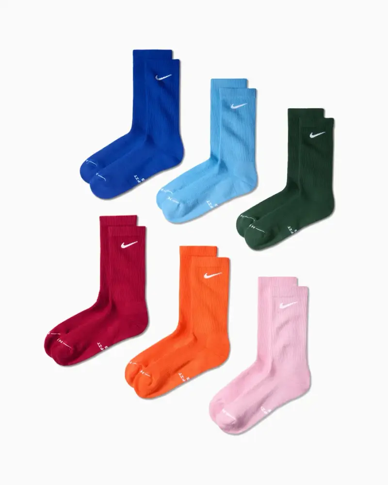 Chaussettes Nike Everyday Elevated (lot de 6) Unisexe Multicolore