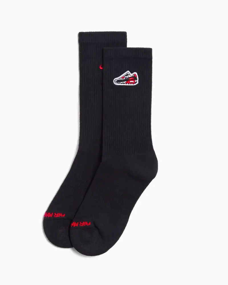 Chaussettes Nike Air Max 90 Everyday Plus Unisexe Noir