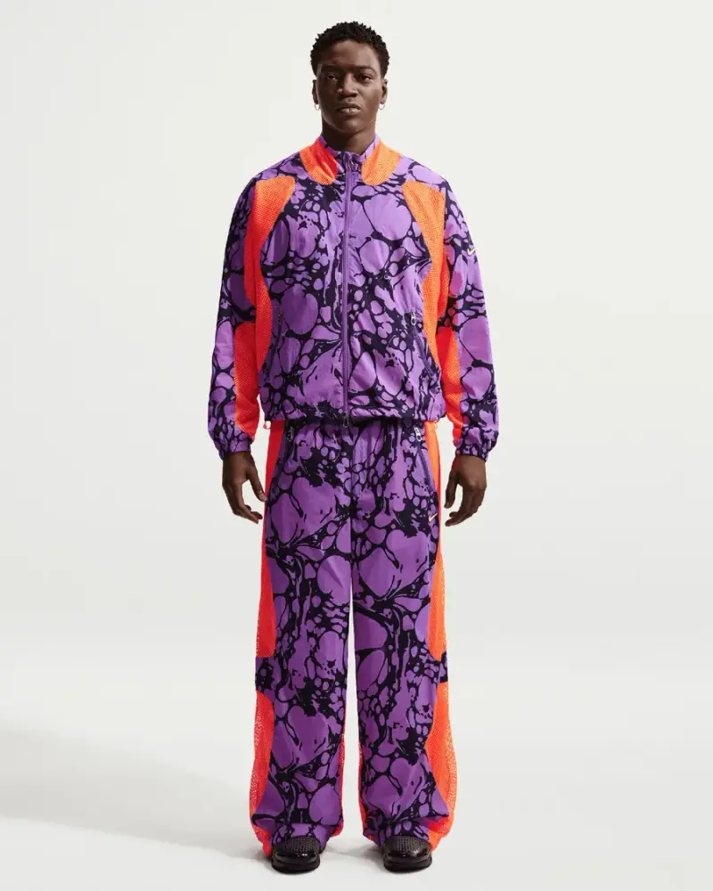 Veste de survêtement graphique Nike Project F.R.O.G. Gooey Homme Orange / Violet