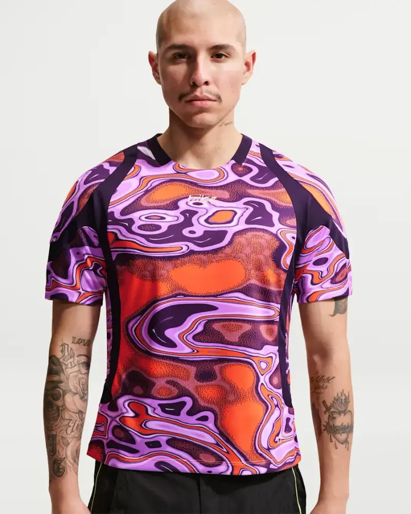 T-shirt Nike Project F.R.O.G. Liquify Homme Orange / Rose / Tie-dye