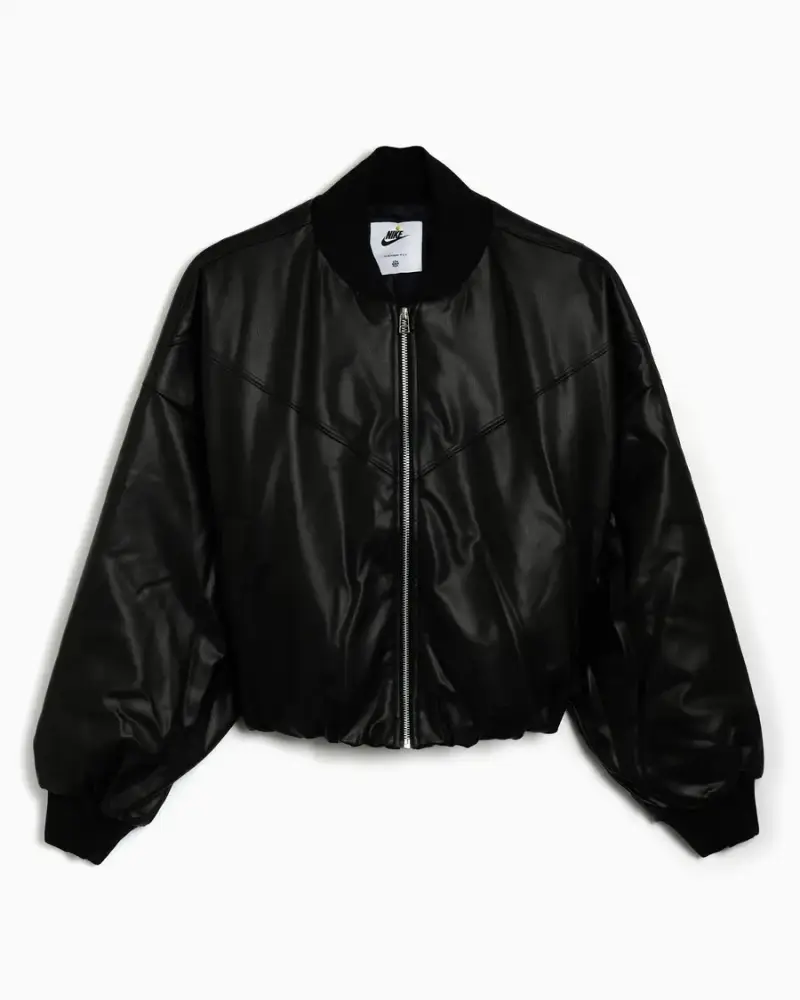 Bomber logo Nike Femme Noir