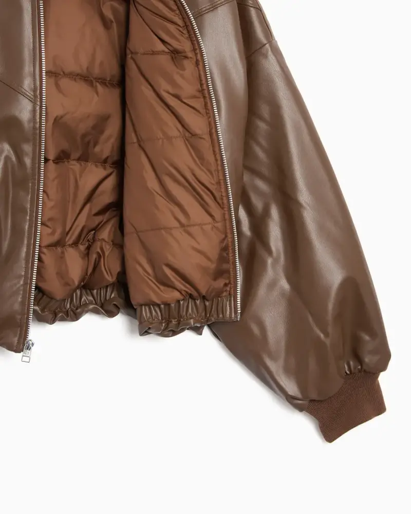 Bomber logo Nike Femme Marron