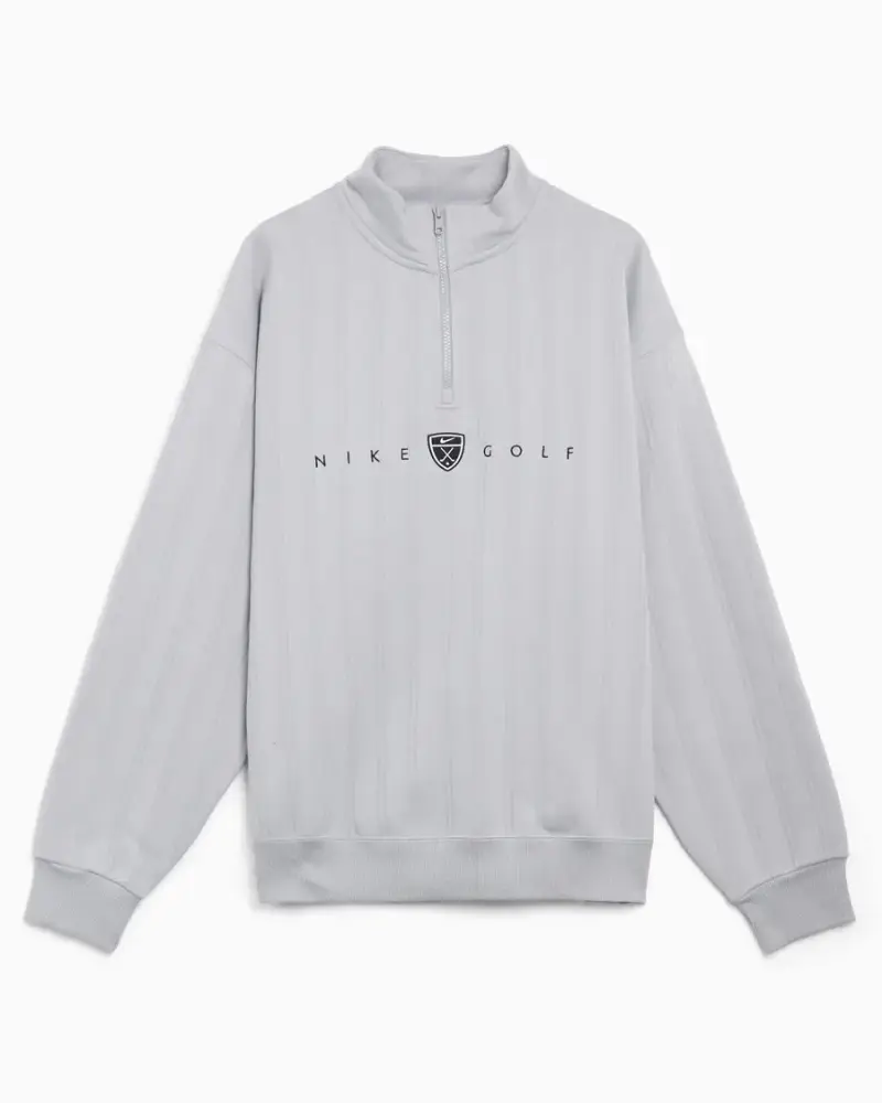 Sweat demi-zip Nike Golf Fairway Fresh Homme Gris
