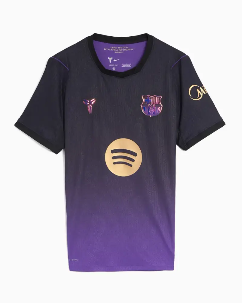 Maillot Nike x Kobe Bryant x FC Barcelona Away Homme Noir / Violet