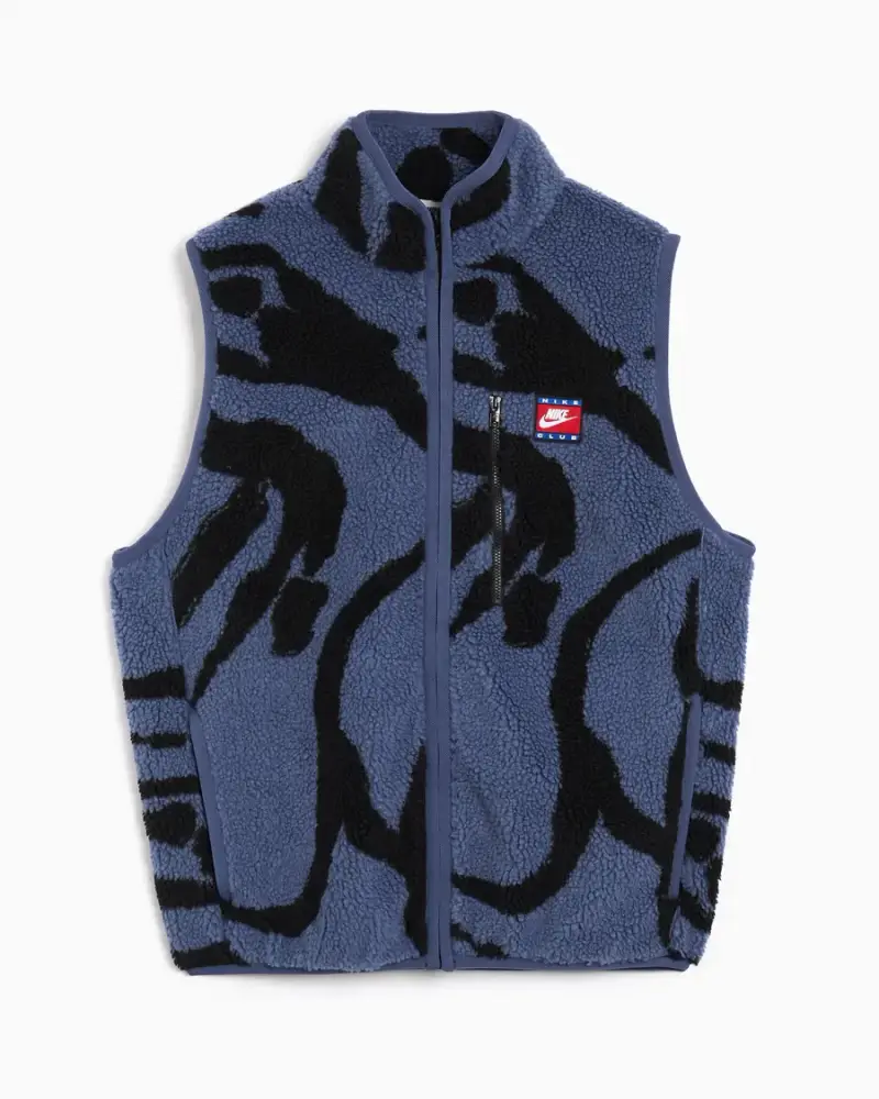 Gilet sans manches logo Nike Club Winter Homme Noir / Bleu