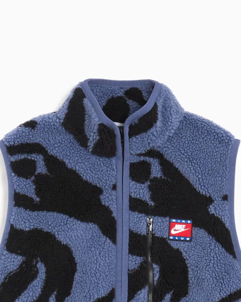 Gilet sans manches logo Nike Club Winter Homme Noir / Bleu