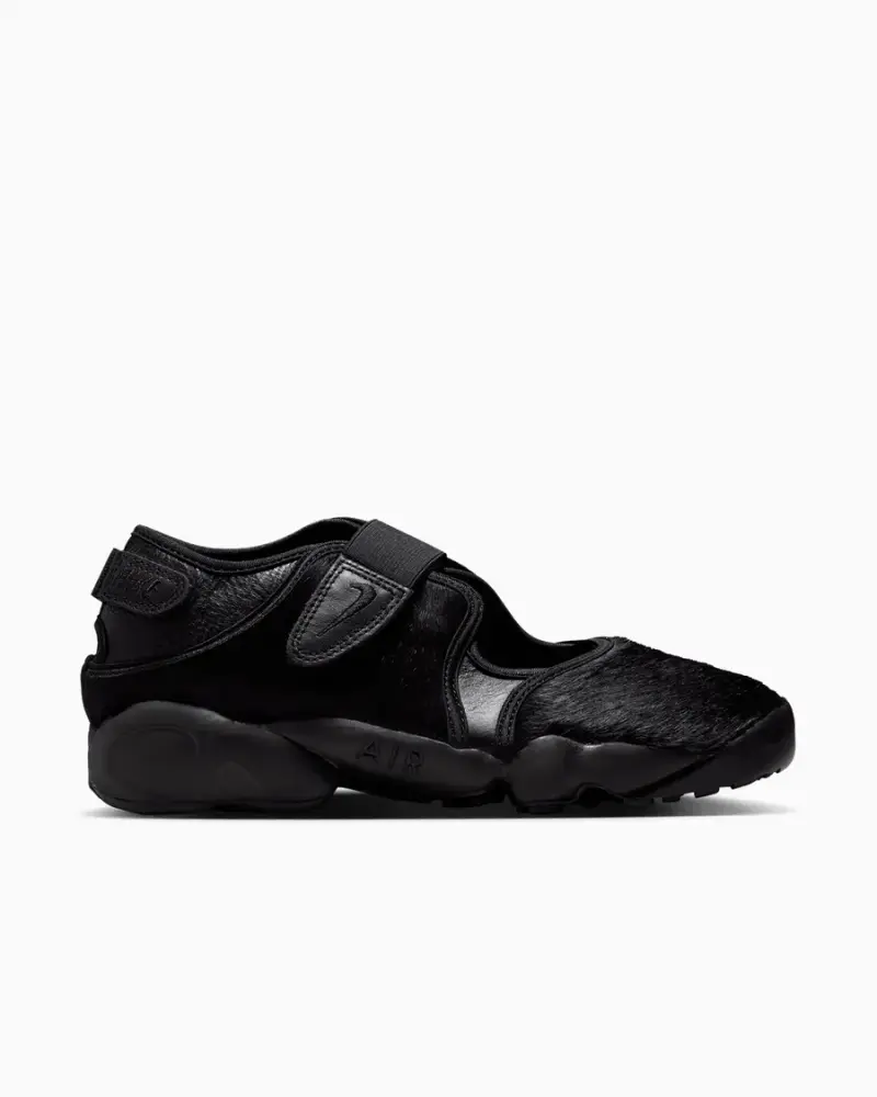 Nike Air Rift Pony Hair Femme Noir