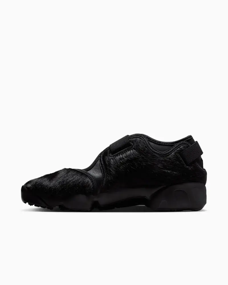Nike Air Rift Pony Hair Femme Noir