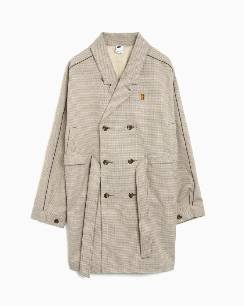 Trench à carreaux Nike Club Rules Homme Beige