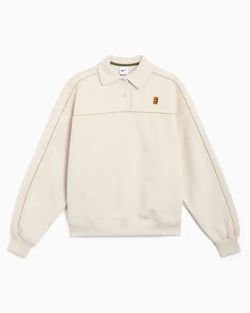 Polo Nike Court Femme Beige