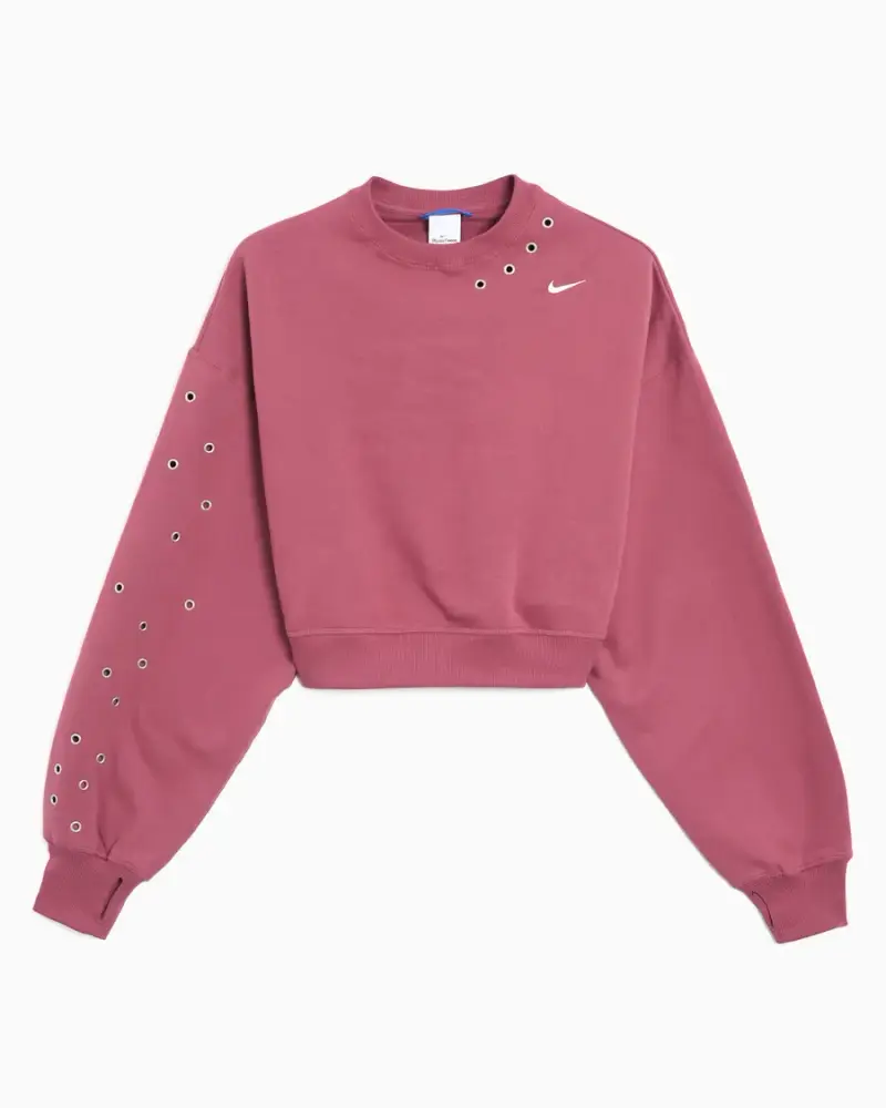 Sweat boxy Nike Studio Femme Rose