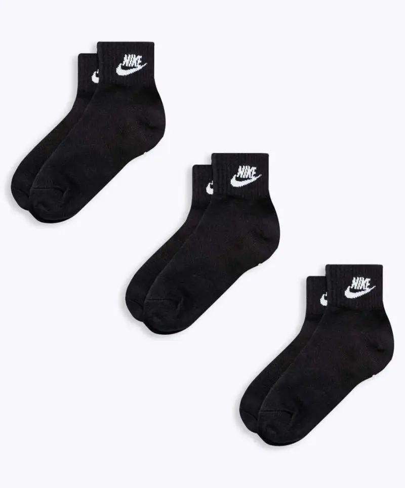Chaussettes Nike Everyday Essential Unisexe Noir