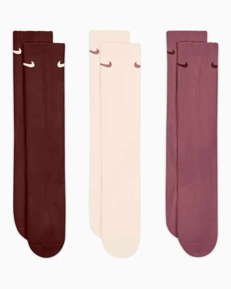 Chaussettes Nike Everyday Cushioned (lot de 3) Unisexe Multicolore