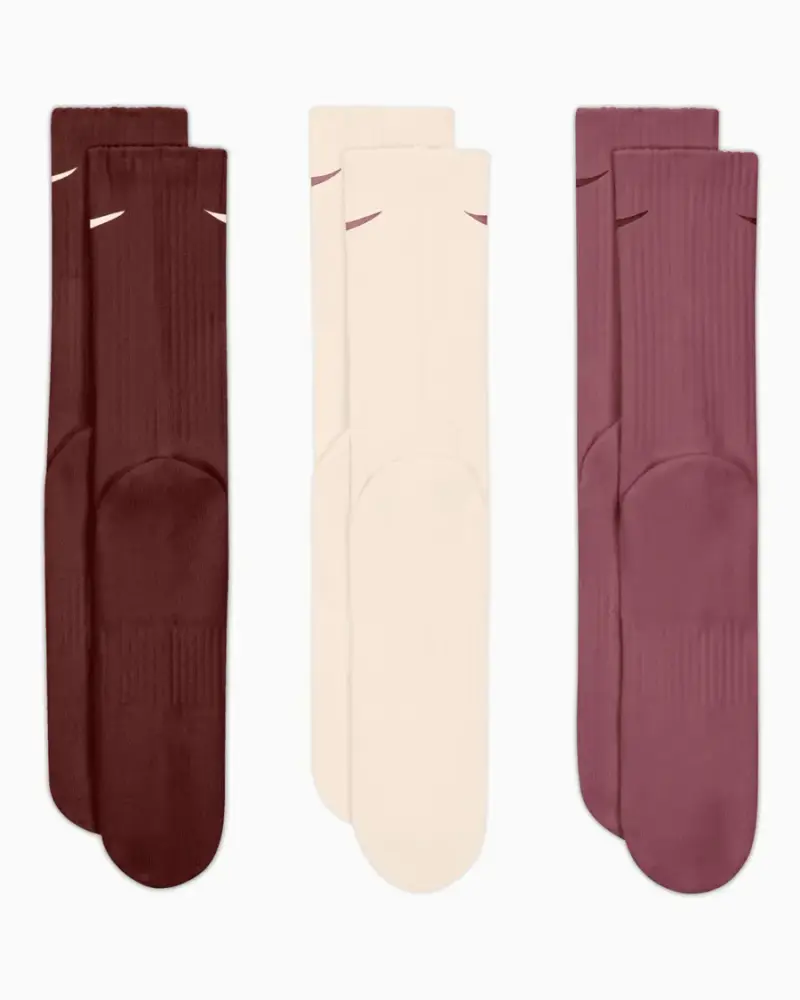 Chaussettes Nike Everyday Cushioned (lot de 3) Unisexe Multicolore